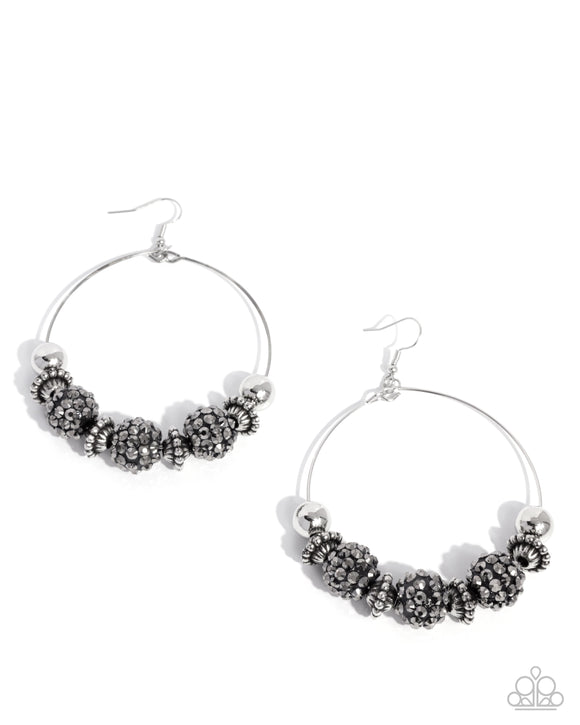 Paparazzi Jewelry I Can Take a Compliment - Silver Hoop Earrings