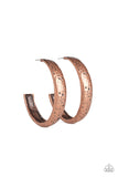 Paparazzi Jewelry Rustic Revolution - Copper Earrings