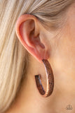 Paparazzi Jewelry Rustic Revolution - Copper Earrings