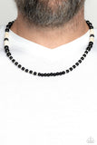 Paparazzi Jewelry Legendary Lava - White Men's Necklace