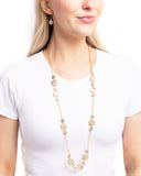 Paparazzi Jewelry Elongated Elegance - Gold Necklace