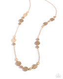 Paparazzi Jewelry Elongated Elegance - Gold Necklace