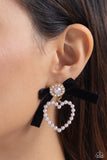 Paparazzi Jewelry BOW and Then - Gold Earring