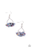 Paparazzi Jewelry Charm of the Century - Blue Earrings