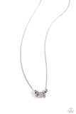 Paparazzi Jewelry Rolling the Dice - White Necklace - Pure Elegance by Kym