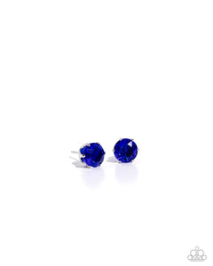 Paparazzi Jewelry Breathtaking Birthstone - Blue Earrings - Pure Elegance by Kym