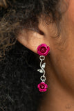 Paparazzi Jewelry Led by the ROSE - Pink Earrings - Pure Elegance by Kym