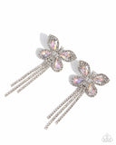 Paparazzi Jewelry Next SOAR - Pink Butterfly Earrings