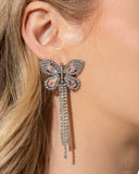 Paparazzi Jewelry Next SOAR - Pink Butterfly Earrings