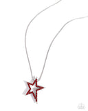 Paparazzi Jewelry Patriotic Passion - Red Necklace