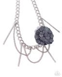 Paparazzi Jewelry Deconstructed Denim - Blue Necklace - Pure Elegance by Kym