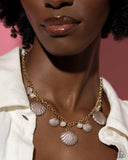 Paparazzi Jewelry Seashell Sophistication - Brown Necklace