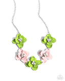 Paparazzi Jewelry Pastel Pizzazz - Green Necklace - Pure Elegance by Kym