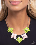 Paparazzi Jewelry Pastel Pizzazz - Green Necklace - Pure Elegance by Kym