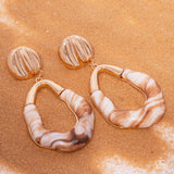 Paparazzi Jewelry High-Sheen Swirls - Gold Earrings