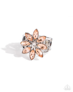 Paparazzi Jewelry Petaled Performance - Orange Rings - Pure Elegance by Kym