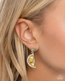 Paparazzi Jewelry Lady Lemon - Yellow Earrings