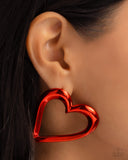 Paparazzi Jewelry Admirable Acclaim - Red Earrings