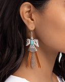 Paparazzi Jewelry Southwestern Selfie - Blue Earrings