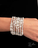 Paparazzi Jewelry Sentimental Value - White Zi Collection Bracelet 2024