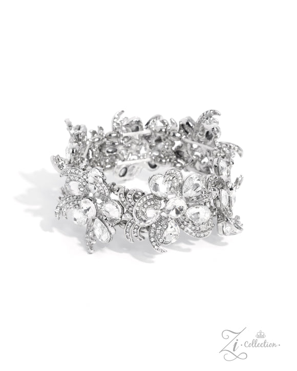 Paparazzi Jewelry Indulgent Ideal - White New Zi Collection Bracelet