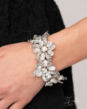 Paparazzi Jewelry Indulgent Ideal - White New Zi Collection Bracelet