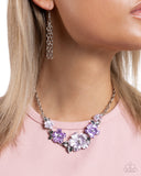 Paparazzi Jewelry Bouquet Brilliance - Purple Necklace - Pure Elegance by Kym