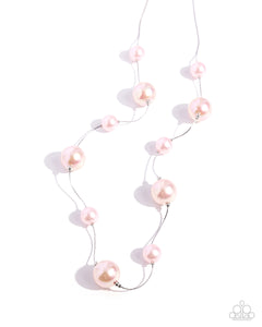 Paparazzi Jewelry Park Avenue Pearls - Pink Necklace