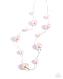 Paparazzi Jewelry Park Avenue Pearls - Pink Necklace