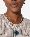 Paparazzi Jewelry Manufactured Majesty - Blue Necklace