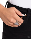 Paparazzi Jewelry Aerial Advocate - Orange Butterfly Ring