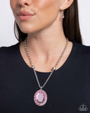 Paparazzi Jewelry Manufactured Majesty - Pink Necklace