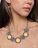 Paparazzi Jewelry Cowboy Casanova - Yellow Necklace