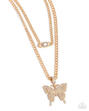 Paparazzi Jewelry Aerial Arrangement - Gold Necklace