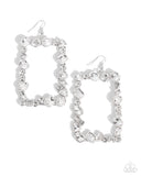 Paparazzi Jewelry Wishful Wardrobe - White Earrings