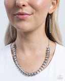 Paparazzi Jewelry Linked Lady - White Necklace