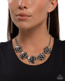 Paparazzi Jewelry Refreshing Roses - Silver Necklace