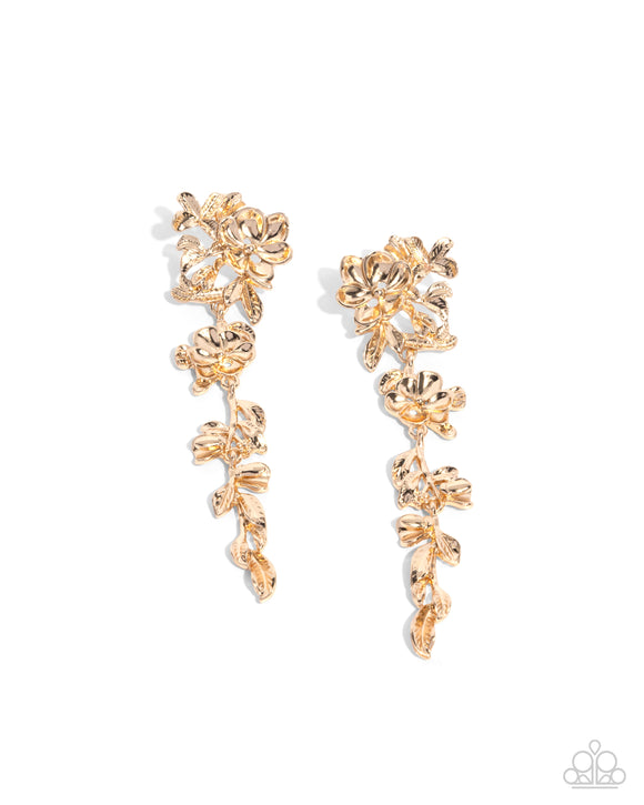 Paparazzi Jewelry Generous Garden - Gold Earring