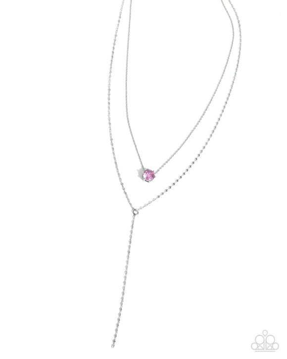 Paparazzi Jewelry Well-Being Whimsy - Pink Necklace