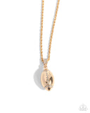 Paparazzi Jewelry Football Future - Gold Men's Necklace