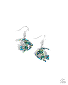 Paparazzi Jewelry Fancy Free Fish - Green Earrings