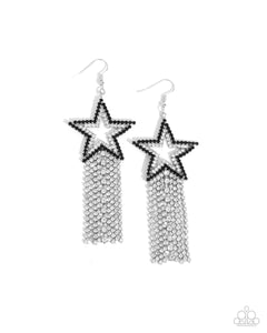 Paparazzi Jewelry Sunset Superstar - Black Earrings