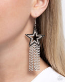 Paparazzi Jewelry Sunset Superstar - Black Earrings