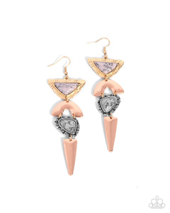 Paparazzi Jewelry Shape Shifting Stones - Multi Earrings