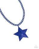 Paparazzi Jewelry Stellar Selfie - Blue Necklace