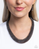 Paparazzi Jewelry Trenchant Tribute - Black Necklace