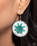 Paparazzi Jewelry Dancing Daydream - Green Earrings