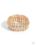 Paparazzi Jewelry Secure Shimmer - Gold Bracelet