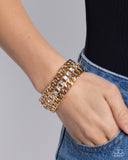 Paparazzi Jewelry Secure Shimmer - Gold Bracelet