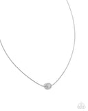 Paparazzi Jewelry Fearless Flair - White Necklace